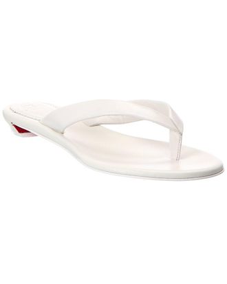 Christian Louboutin Miss Z Leather Thong Sandal
