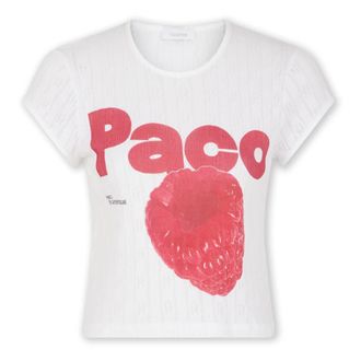 Paco Rabanne Dames, Tops, Wit, Maat: XL Jersey