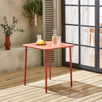 Sweeek Tavolo da giardino in metallo 2 posti