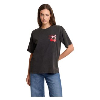 Kocca T-Shirts, female, Black, Size: XS T-shirt grafica in cotone