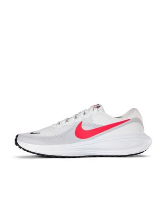 Nike Mens Revolution 8 Sneaker, White Bright Crimson Pure Platinum Black, 8.5 UK