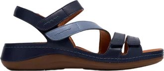 Clarks Cecily Mix - Dames - Sleehakken - Blauw - 39 1/2 EU - Leer - Schoenen