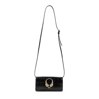 Roberto Cavalli Cross Body Bags, female, Black, Size: ONE SIZE Roar Mini Bag