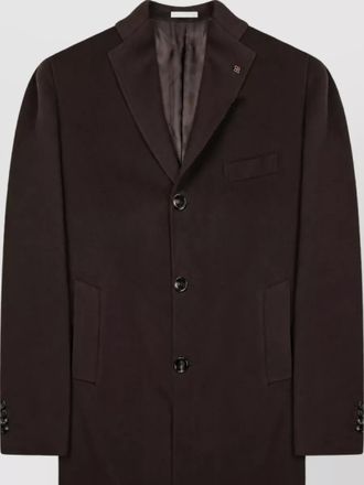 Tagliatore cashmere blend single-breasted coat