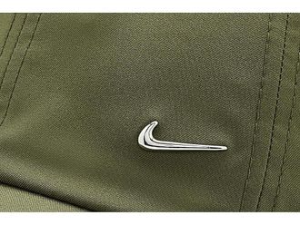 Nike Dri-FIT Club Unstructured Metal Swoosh Cap Baseball Caps Medium Olive/Metallic Silver : LG/XL, Polyester
