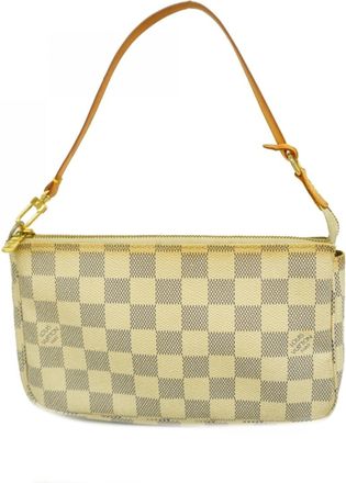Louis Vuitton White Pouch (Pre-Owned)