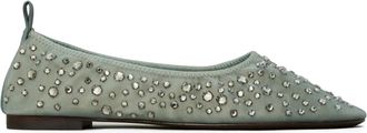 Tory Burch Ballerine con decorazione di cristalli - Blu