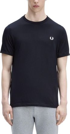Fred Perry T-shirt With Logo Embroidery