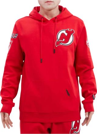 Pro Standard Pro Standard NHL New Jersey Devils Classic Pull-Over Hoodie in Red Men