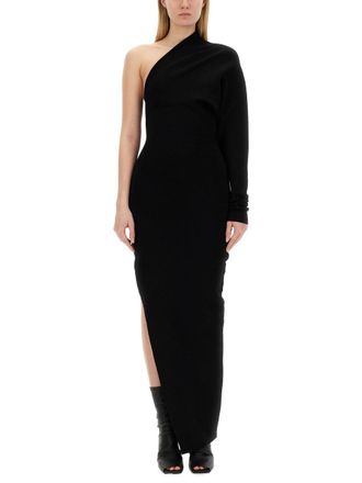 Rick Owens One-Shoulder Dress - Black