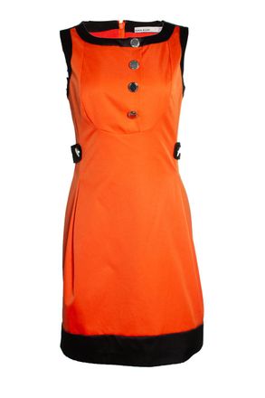 Karen Millen A line dress in orange