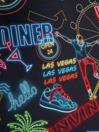 Lanvin Las Vegas Multicolor Cotton T-Shirt - Multicolor
