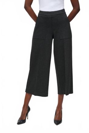 Joseph Ribkoff Pull-On Culotte Pants In Charcoal Grey