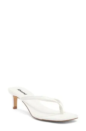 Abound Tina Kitten Heel Sandal in White Blanc at Nordstrom Rack, Size 11