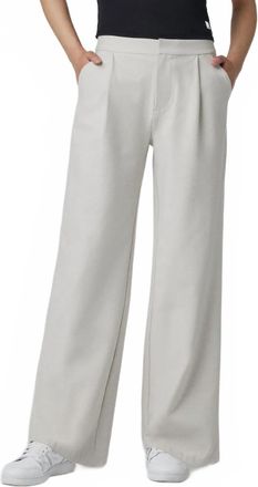 Vuori Clothing Elevation Trouser In Ecru Heather