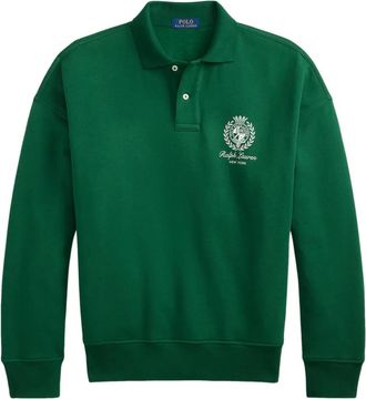 Polo Ralph Lauren graphic-embroidery sweatshirt - Green