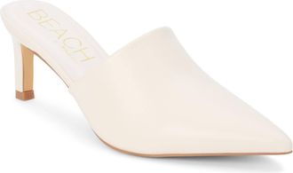 Matisse Footwear Womens Garrett Heeled Mule In Ivory