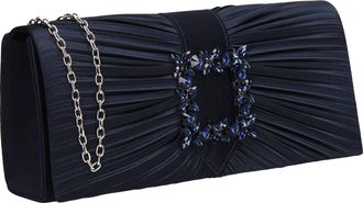 Swankyswans Womens Chloe Clutch Bag, Navy Blue, M UK