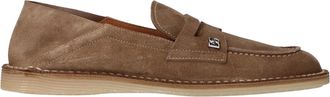 Dolce & Gabbana Herens Loafers Su&egrave;de Bruin/Hazelnoot