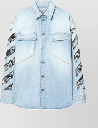 Off-white shirt fresh flap pockets