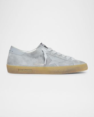 Golden Goose Men & apos;s Super-Star Suede Low-Top Sneakers