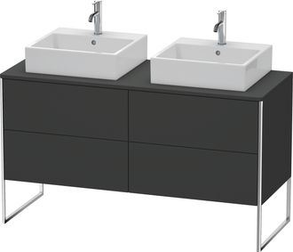 Duravit Duravit Xsquare Lavabo Consola Mueble Bajo, De Pie, Para Dos