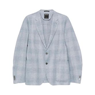 Ermenegildo Zegna Kostuums, Heren, Blauw, M, Formele Jas