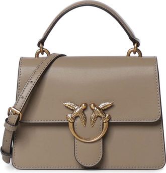 Pinko Love Bag Top Handle Mini Leather Handbag