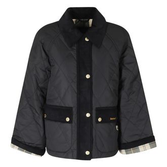 Barbour Kilnwick Quilted Jacket - Dames - Jassen - Zwart - Maat: XS Katoen