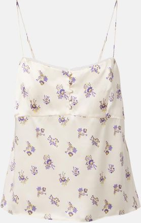 Dorothee Schumacher Camisole Shiny Daydream in raso di seta