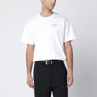 Givenchy White cotton T-shirt with logo print