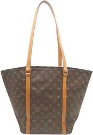 Louis Vuitton Pre-owned Monogram Tote Bag - Dames - Vintage Shopper - Bruin - ONE Size - Vintage