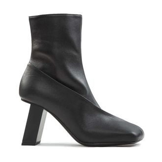 Vic Mati&eacute; Schoenen, Dames, Zwart, 39 EU, Leer, H08 Panton Enkellaars