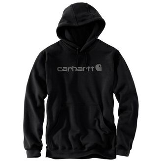 Carhartt Work in Progress Signature Logo Sweatshirt Hoodie f&uuml;r Herren | schwarz