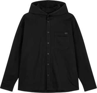 TOMBOY Overhemd met capuchon - Zwart