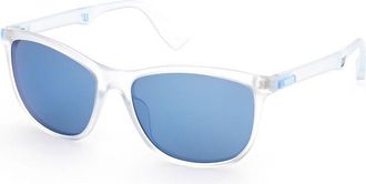 Web Eyewear Transparent Acetate Mens Sunglasses