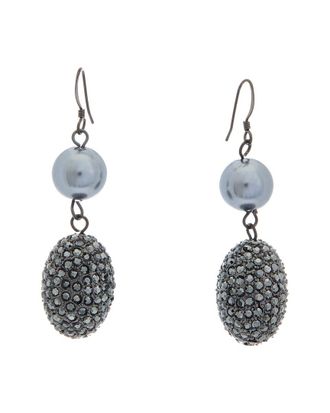 Kenneth Jay Lane 12Mm Pearl Dangle Earrings