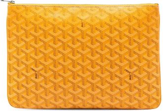 Goyard 2018 Goyardine Senat MM clutch bag - Giallo