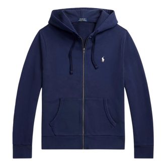 Polo Ralph Lauren Zip-throughs, male, Blue, Size: XL Long Sleeve Sweatshirt