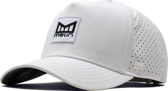 Melin Odysea Stacked Hydro Performance Snapback Hat in White at Nordstrom, Size X-Large