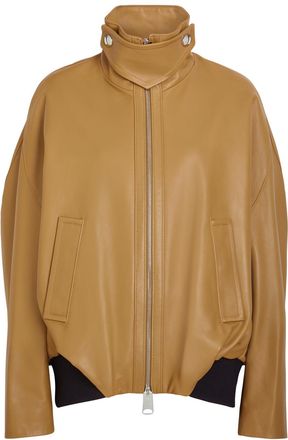 Khaite Hamett Leather Jacket - Caramel - S (UK8-10 / S)