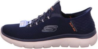 Skechers Sneaker - Heren - Sport - Blauw - Maat: 44 EU Poliester