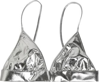 Dolce & Gabbana Cropped Top - Dames - BHs - Grijs - S - Nylon - Ondergoed