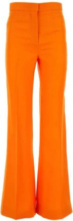 Stella McCartney Pantalone - Dames - Wijde Broeken - Oranje - M - Broeken