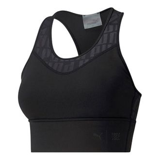 Puma (WMNS) PUMA Mid Impact Bra Top Black 519564-01
