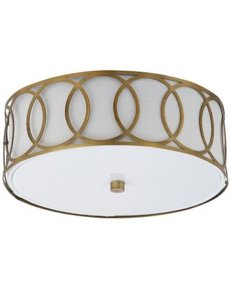 Jonathan Y Designs Jonathan Y Designs 2-Light Aria Gold Flush Mount