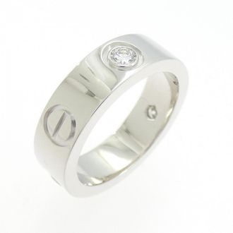 Cartier White Gold White Gold (18K) Band Ring (Pre-Owned)