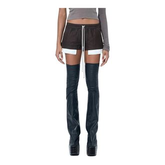Rick Owens Dames, Korte broeken, Bruin, Maat: M