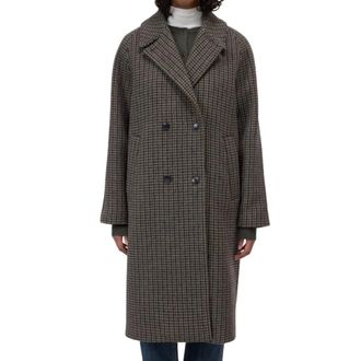 Closed Cappotto doppiopetto in misto lana - - Coats - Donna - Verde - XS