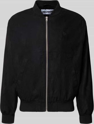 Review Bomberjacke mit Rei&szlig;verschluss in Black, Gr&ouml;&szlig;e XXL